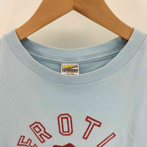 スタンダードカリフォルニア STANDARD CALIFORNIA EROTIC STATE フロッキープリント クルーネック Tシャツ メンズ JPN:S