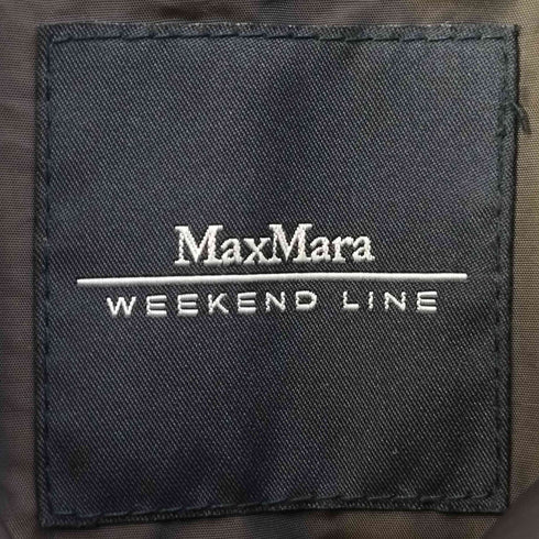 マックスマーラウィーケンドライン Max Mara WEEKEND LINE ショールカラー Aライン ダウンコート レディース JPN:36