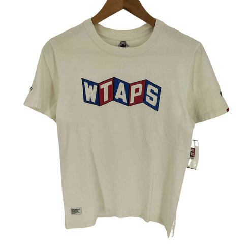 ダブルタップスブリンク WTAPS BULLINK ロゴ プリント 袖 サンダー 刺繍 クルーネック Tシャツ メンズ JPN:S