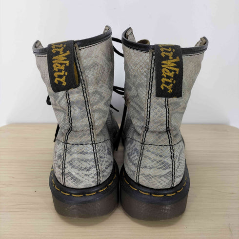 ドクターマーチン Dr.Martens England製 8ホール パイソン柄 ハイカットブーツ メンズ