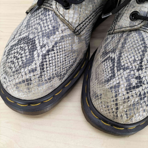 ドクターマーチン Dr.Martens England製 8ホール パイソン柄 ハイカットブーツ メンズ