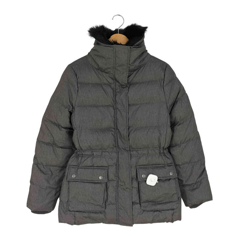 ギャップ Gap フェイクファー ウエストコード ダウンジャケット レディース import:S
