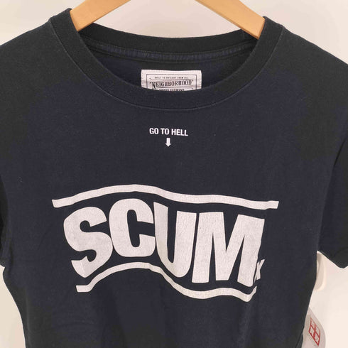ネイバーフッド NEIGHBORHOOD 14AW GO TO HELL SCUMx スカム プリント クルーネック Tシャツ ムービーTシャツ メンズ JPN:S