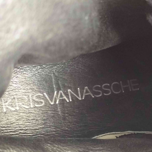 クリスバンアッシュ KRISVANASSCHE クロアチア製 レザーハイカットスニーカー メンズ JPN:41