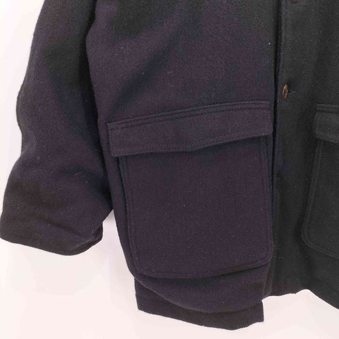 マンハッタン Manhattan 90S USA製 襟コーデュロイ ウールジャケット カバーオール メンズ import:L