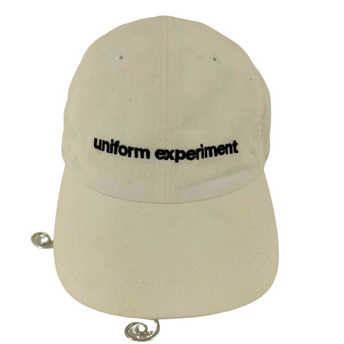 ユニフォームエクスペリメント uniform experiment COTTON TWILL LOGO CAP メンズ