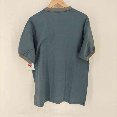 TEE JAYS USA製 ワンポイント リンガーTEE メンズ import:L