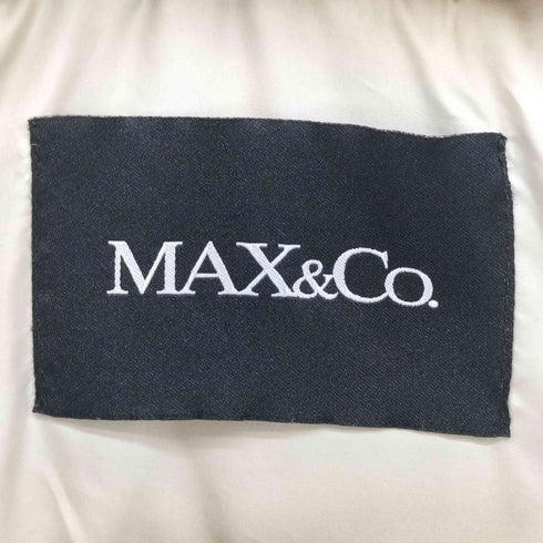 マックスアンドコー MAX & CO. フーデッド 中綿 ジャケット コート レディース 40