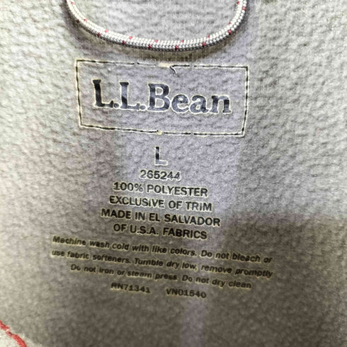 エルエルビーン L.L.Bean ロゴ刺繍 フリースベスト POLARTEC メンズ import:L