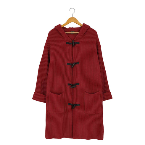 カルバンクライン CALVIN KLEIN ウール ニット ダッフルコート メンズ import:M