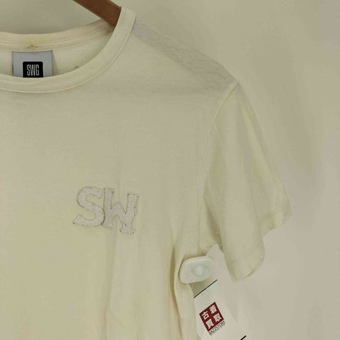 スワッガーバイエスダブリュージー SWAGGER by SWG SW ロゴ ワッペン クルーネック Tシャツ メンズ JPN:M