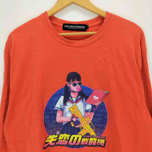 ローリングクレイドル Rolling Cradle STAND UP AND GO L/S TEE 失恋の戦闘機 メンズ JPN:L