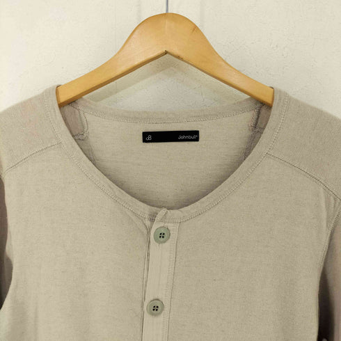 ジョンブル Johnbull リネン混 ヘンリーネックTシャツ メンズ JPN:M
