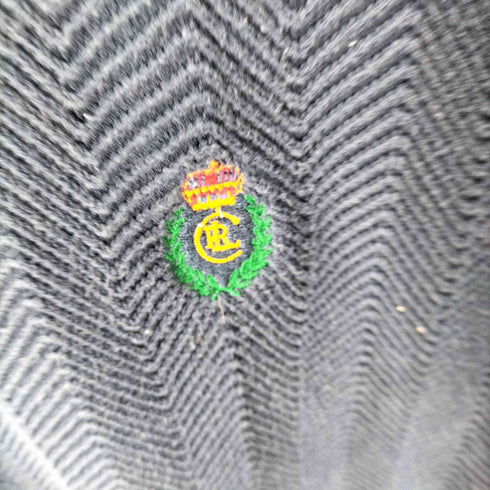 チャップスラルフローレン CHAPS RALPH LAUREN 80S ワンポイントロゴ刺繍 クルーネックコットンニット メンズ import:L