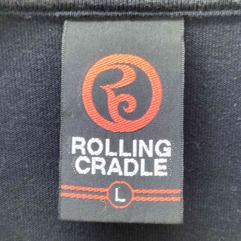 ローリングクレイドル Rolling Cradle ロゴプリントクルーネック ロングスリーブカットソー メンズ JPN:L