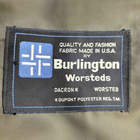 burlington 2B 背抜き センターベント テーラードジャケット セットアップ メンズ