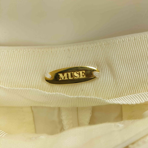 ミューズデドゥーズィエムクラス MUSE de Deuxieme Classe センタープレスクロップドパンツ レディース 38