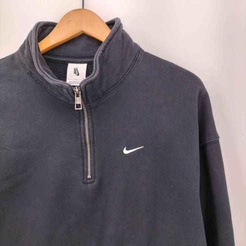ナイキ NIKE SOLO SWSH HW BB QZ TOP ソロ スウッシュ ハーフジップ スウェット メンズ import:L