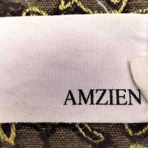AMZIEN レースドッキング 総柄 バロックロングスカート レディース
