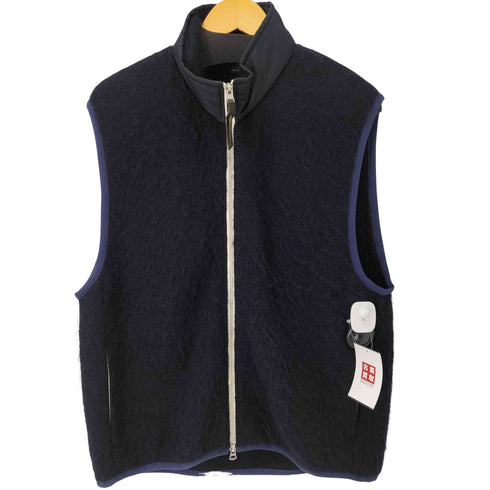 ナナミカ nanamica ZIP UP MOHAIR VEST ジップアップモヘヤベスト ダブルジップ メンズ JPN:S