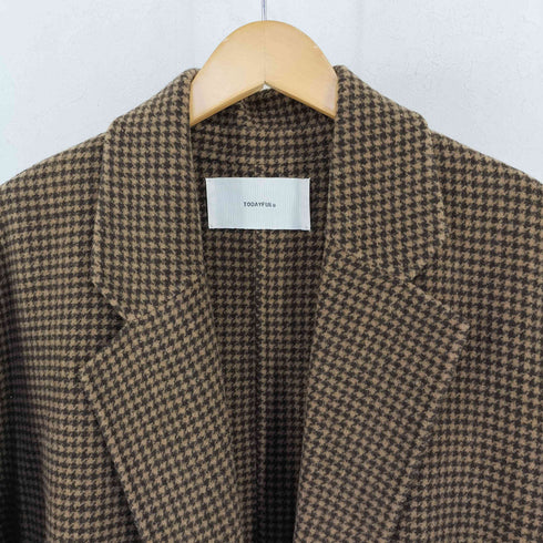トゥデイフル TODAYFUL Over Check Coat レディース JPN:36