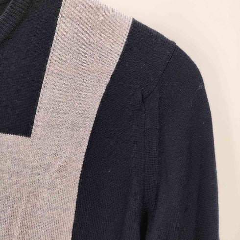 ジョンスメドレー JOHN SMEDLEY トリプルネームハイゲージ幾何学ニット メンズ JPN:M