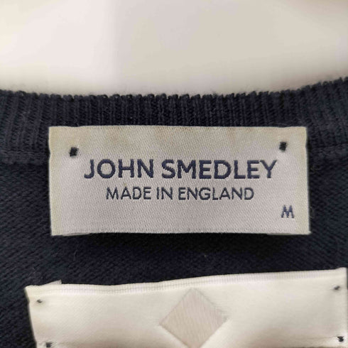 ジョンスメドレー JOHN SMEDLEY トリプルネームハイゲージ幾何学ニット メンズ JPN:M