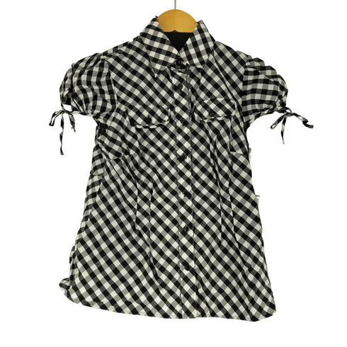 バーバリーブルーレーベル BURBERRY BLUE LABEL チェック S/S シャツ レディース 38