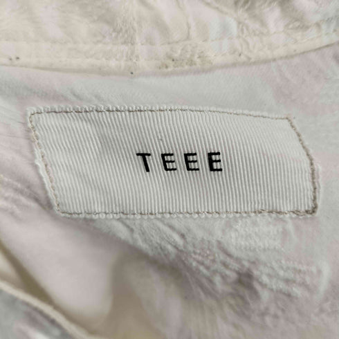 TEEE 総柄 刺繍 ロングスリーブシャツ レディース JPN:40