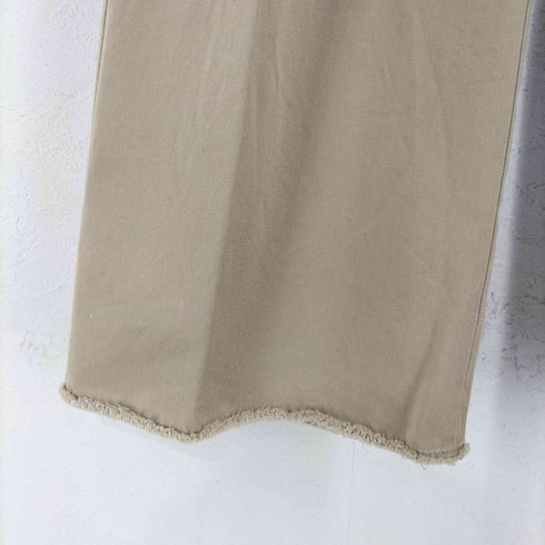 プラージュ PLAGE 1タック カットオフ チノスラックスパンツ レディース
