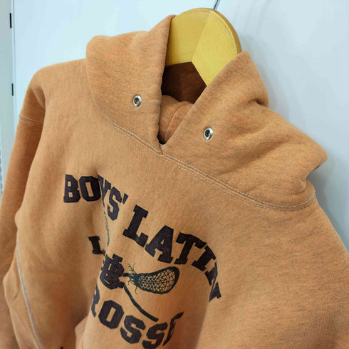ザコットンエクスチェンジ THE COTTON EXCHANGE 90S アメリカ製 フロントプリント プルオーバーパーカー メンズ import:M