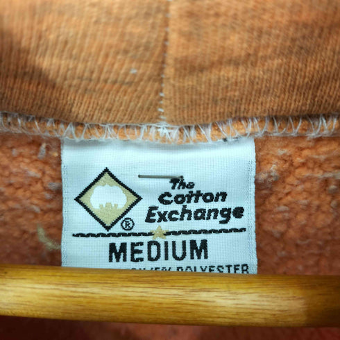 ザコットンエクスチェンジ THE COTTON EXCHANGE 90S アメリカ製 フロントプリント プルオーバーパーカー メンズ import:M
