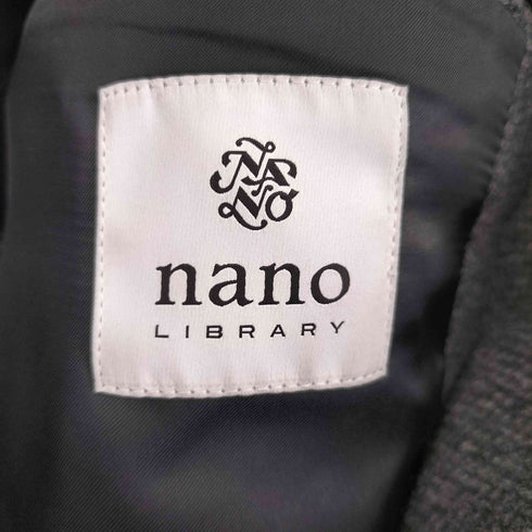 ナノライブラリー Nano library ダブルチェスターコート メンズ JPN:L