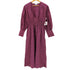 ガニー Ganni Seersucker Check V-neck Gathered Midi Dress レディース JPN:34