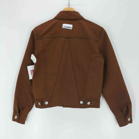 ガニー Ganni zip denim jacket レディース JPN:34