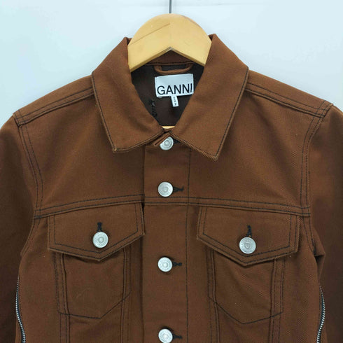 ガニー Ganni zip denim jacket レディース JPN:34