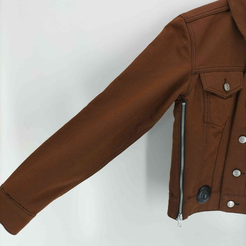 ガニー Ganni zip denim jacket レディース JPN:34