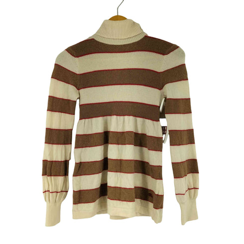 バーバリーブルーレーベル BURBERRY BLUE LABEL カシミヤ混 タートルネックニット レディース JPN:M