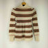 バーバリーブルーレーベル BURBERRY BLUE LABEL カシミヤ混 タートルネックニット レディース JPN:M