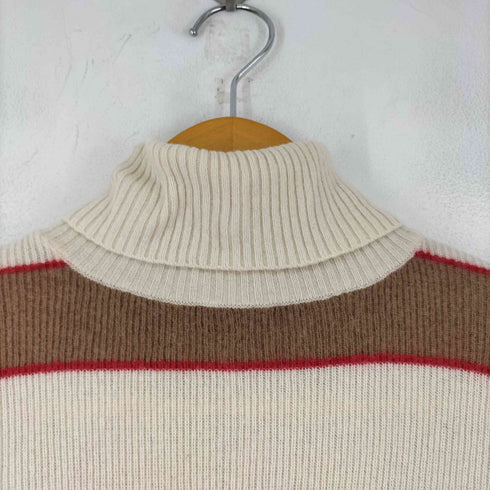 バーバリーブルーレーベル BURBERRY BLUE LABEL カシミヤ混 タートルネックニット レディース JPN:M