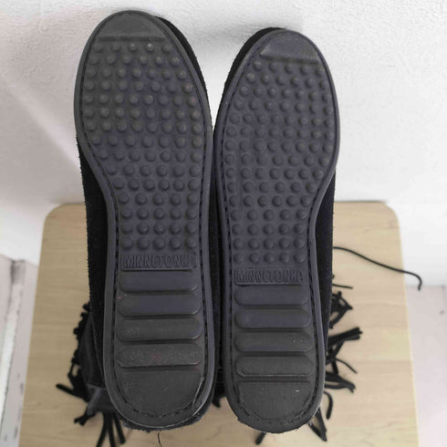 ミネトンカ Minnetonka フリンジレースアップロングブーツ レディース