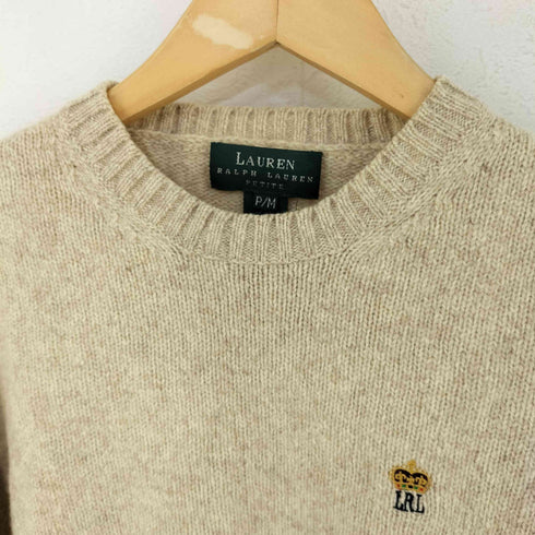 ローレンラルフローレン LAUREN RALPH LAUREN ロゴ刺繍 ウールニット レディース JPN:M