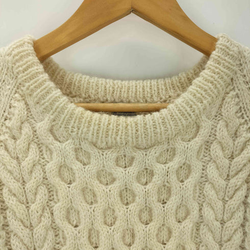 KAURI KRAFT ニュージーランド製 ウール ケーブルニット メンズ 40