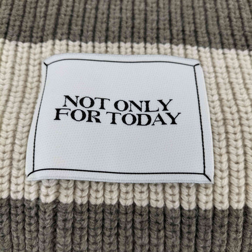 NOT ONLY FOR TODAY フード付きニットマフラー KOREA レディース FREE