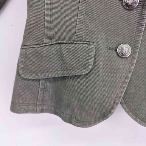 バーバリーブルーレーベル BURBERRY BLUE LABEL 裏地チェック テーラードジャケット レディース 38