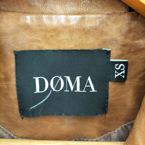 ドマ DOMA ダブルレザージャケット レディース XS