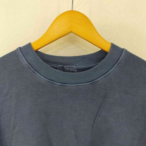 Geekchic & Vestito 製品染め クルーネックスウェット メンズ