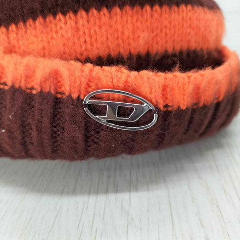 ディーゼル DIESEL Dロゴ 総柄ニット帽 レディース 1