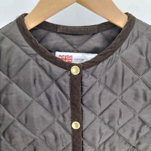トラディショナルウェザーウェア Traditional Weatherwear 20AW ARKLEY LONG アークリー ロング キルティング ノーカラー コート レディース 34