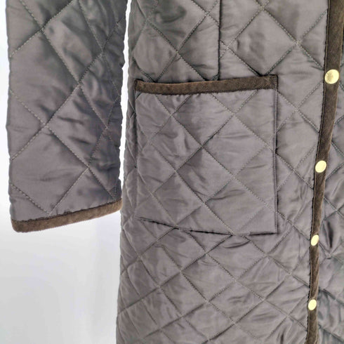 トラディショナルウェザーウェア Traditional Weatherwear 20AW ARKLEY LONG アークリー ロング キルティング ノーカラー コート レディース 34